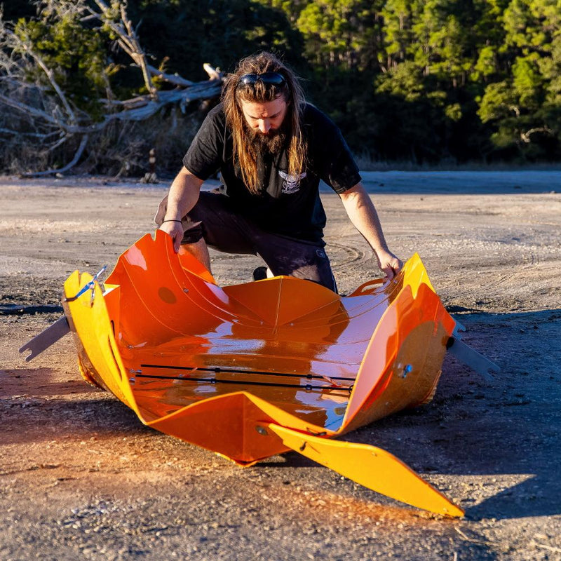 Fold-up Kayak BLUE | Foldable Kayak by Tucktec