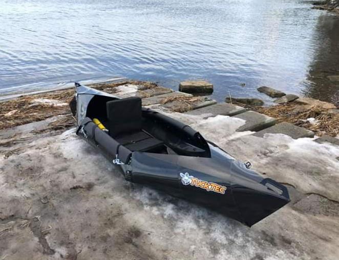 BLACK Limited Edition | 10 foot Foldable Kayak | Tucktec Folding Kayak