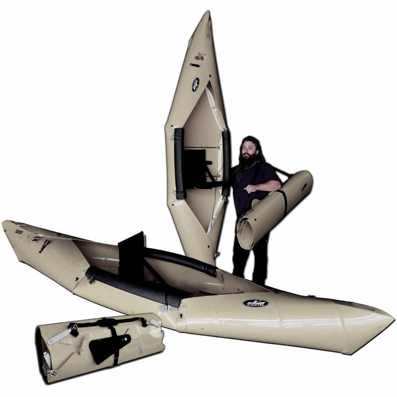 TAN - Folding Kayak | 10 foot TAN Foldable Kayak | The Perfect Fishing Kayak