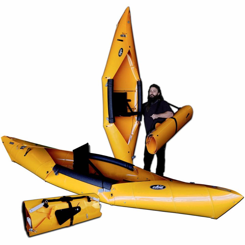 Folding Kayak | 10 foot Foldable Kayak | DARK YELLOW